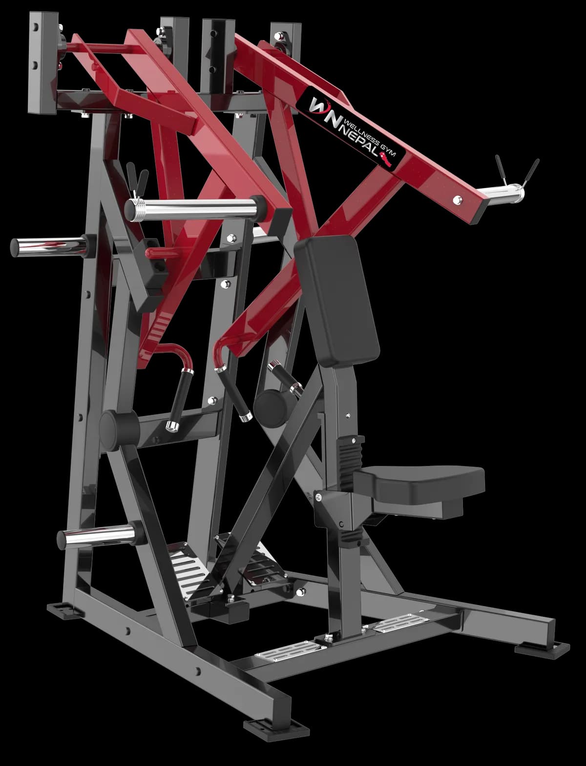 WN ZX7702 Iso Lateral Low Row - Commercial Gym Equipment Nepal