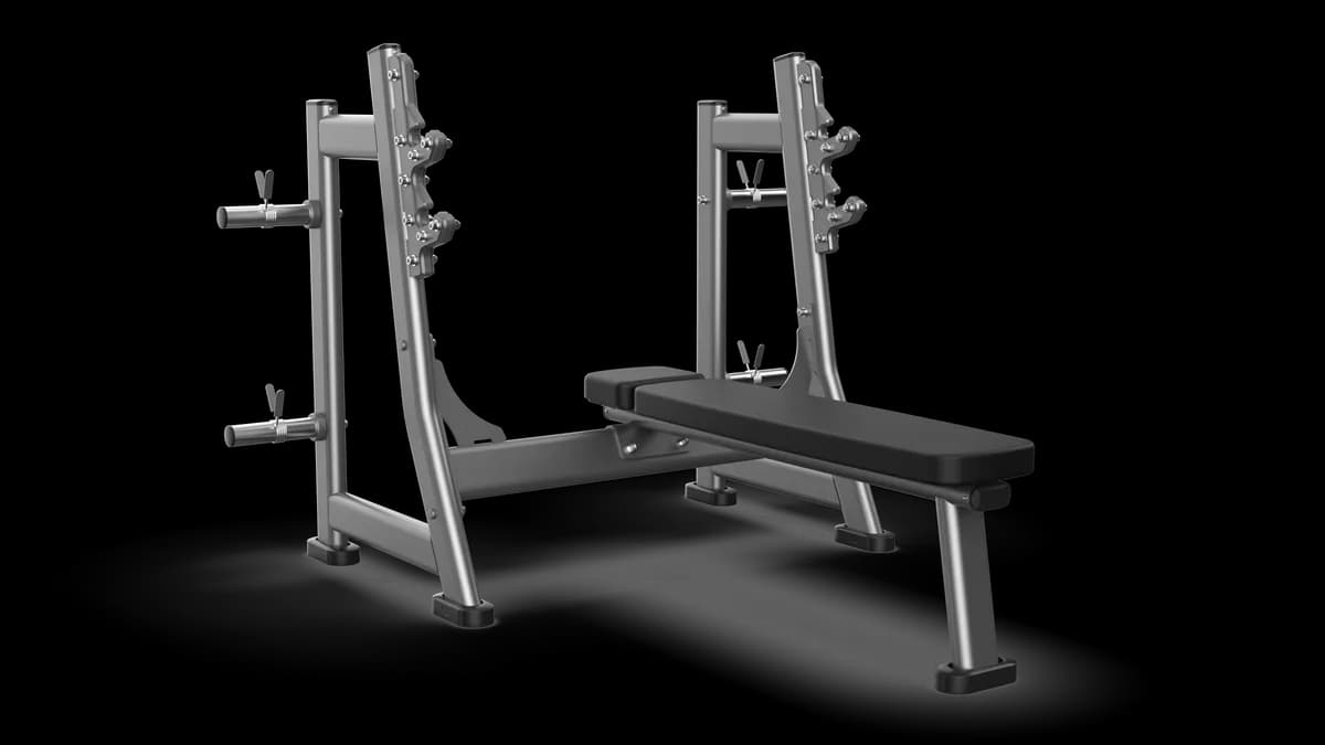 XH 023A olympic flat bench - Commercial Gym Equipment Nepal
