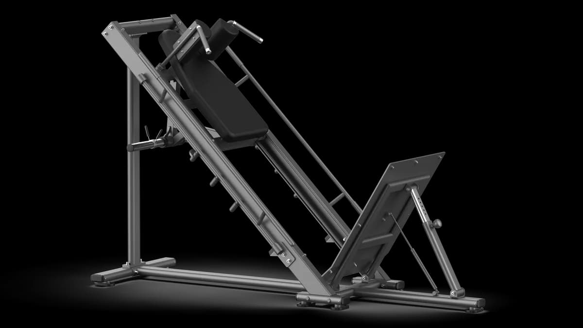 XHA 022A Hack Squat 45 Degree - Commercial Gym Equipment Nepal